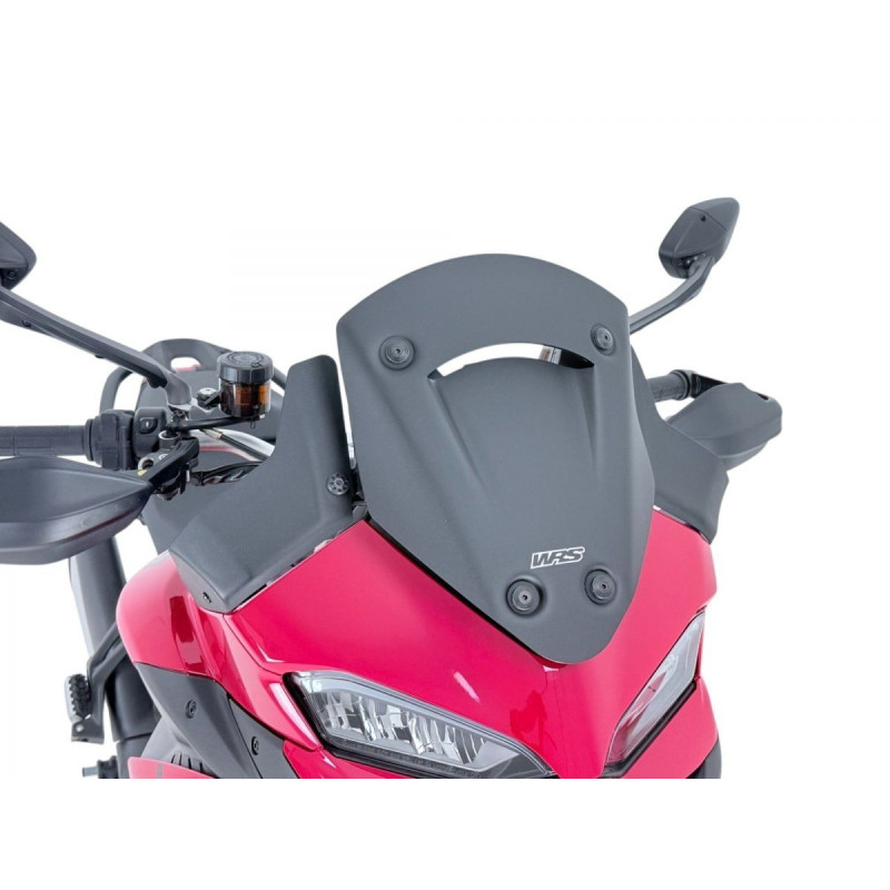 Bulle Sport Noir Mat WRS pour Ducati Multistrada V2 900 et S (25-26) - DU037NO Bulle Sport Noir Mat WRS pour Ducati Multistrada V2 900 et S (25-26) - DU037NO