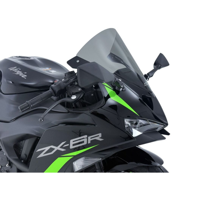 Bulle Race Fumé WRS pour Kawasaki ZX-6 R 636 Ninja (24-26) - KA017F Bulle Race Fumé WRS pour Kawasaki ZX-6 R 636 Ninja (24-26) - KA017F