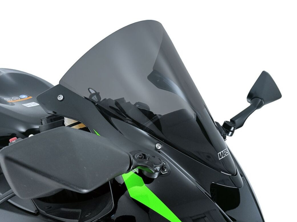 Bulle Race Fumé Foncé WRS pour Kawasaki ZX-6 R 636 Ninja (24-26) - KA017FS