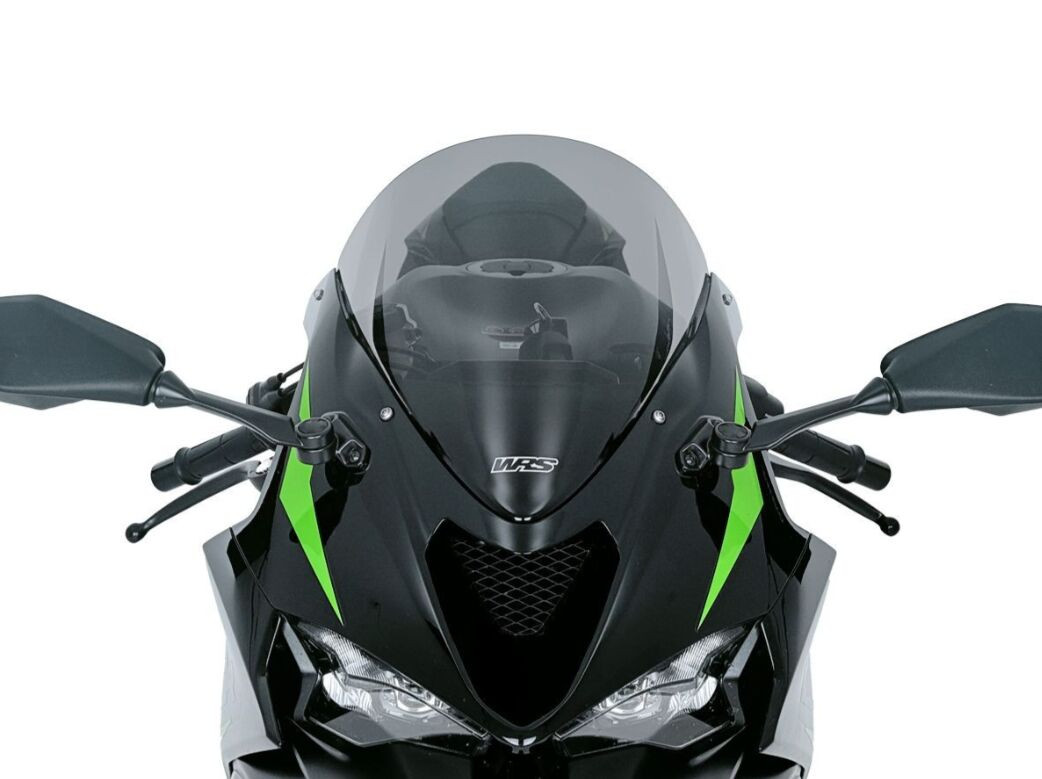 Bulle Race Fumé Foncé WRS pour Kawasaki ZX-6 R 636 Ninja (24-26) - KA017FS