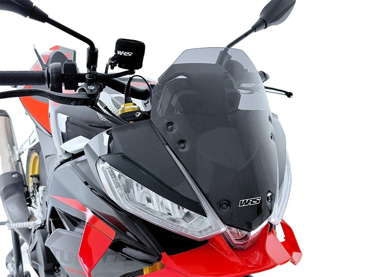 Bulle Sport Fumé Foncé WRS pour Aprilia Tuono V4 1100 RR (25-26) - AP018FS