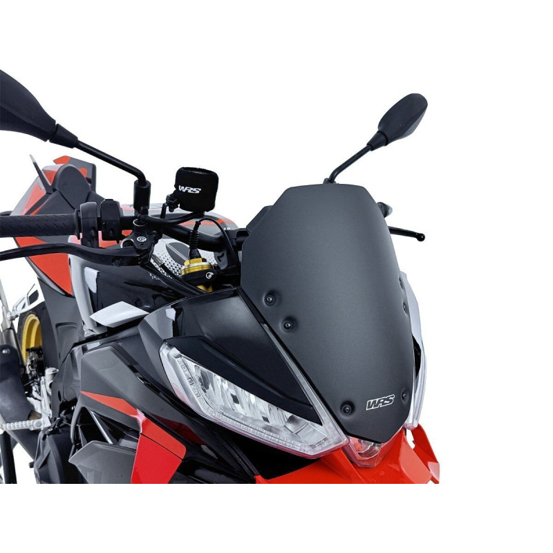 Bulle Sport Noir Mat WRS pour Aprilia Tuono V4 1100 RR (25-26) - AP018NO Bulle Sport Noir Mat WRS pour Aprilia Tuono V4 1100 RR (25-26) - AP018NO