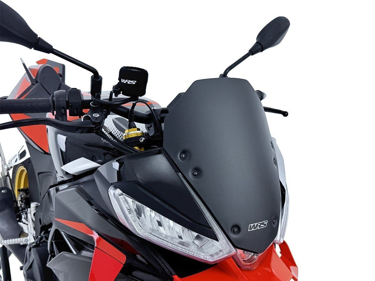 Bulle Sport Noir Mat WRS pour Aprilia Tuono V4 1100 RR (25-26) - AP018NO