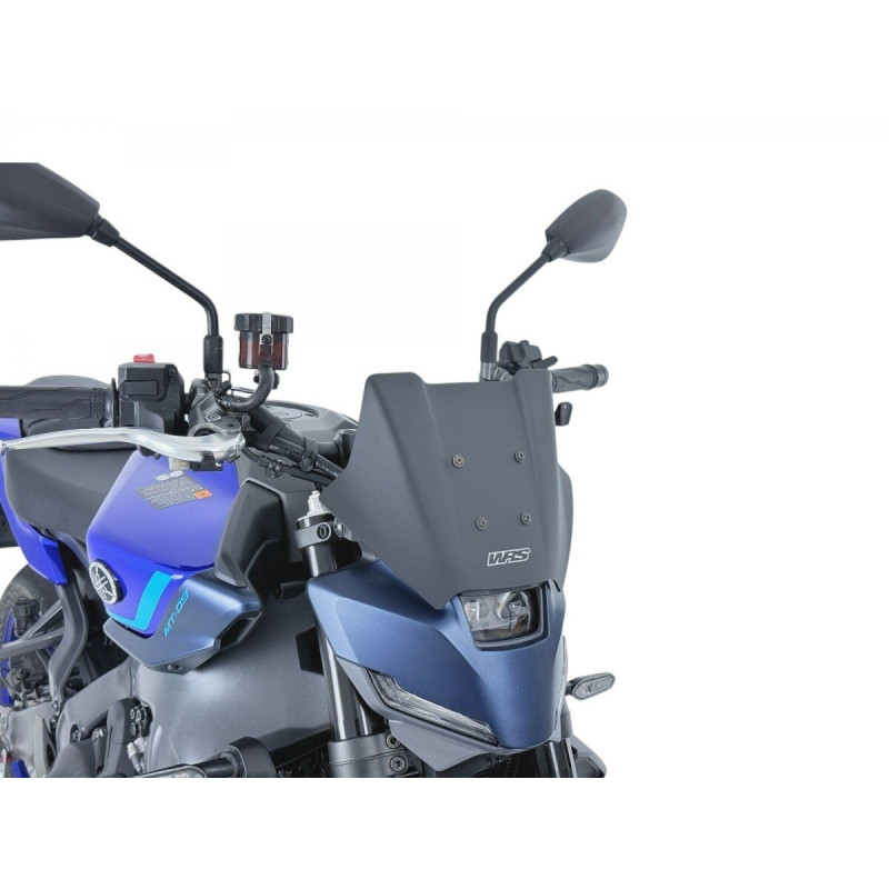 Bulle Sport Noir Mat WRS pour Yamaha MT-09 (24-26) - YA046NO Bulle Sport Noir Mat WRS pour Yamaha MT-09 (24-26) - YA046NO