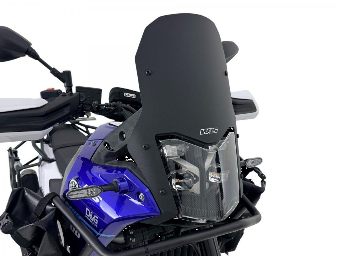 Bulle Enduro Noir Mat WRS pour Yamaha XTZ 700 Tenere (25-26) - YA052NO