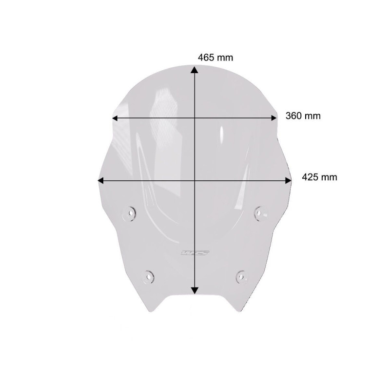 Bulle Touring Claire WRS pour BMW R 1300 RS (25-26) - BM118T Bulle Touring Claire WRS pour BMW R 1300 RS (25-26) - BM118T