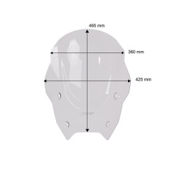 Bulle Touring Claire WRS pour BMW R 1300 RT (2025) - BM118T