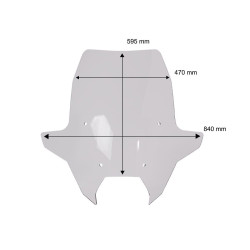 Bulle Touring Claire WRS pour BMW R 1300 RT (2025) - BM121T