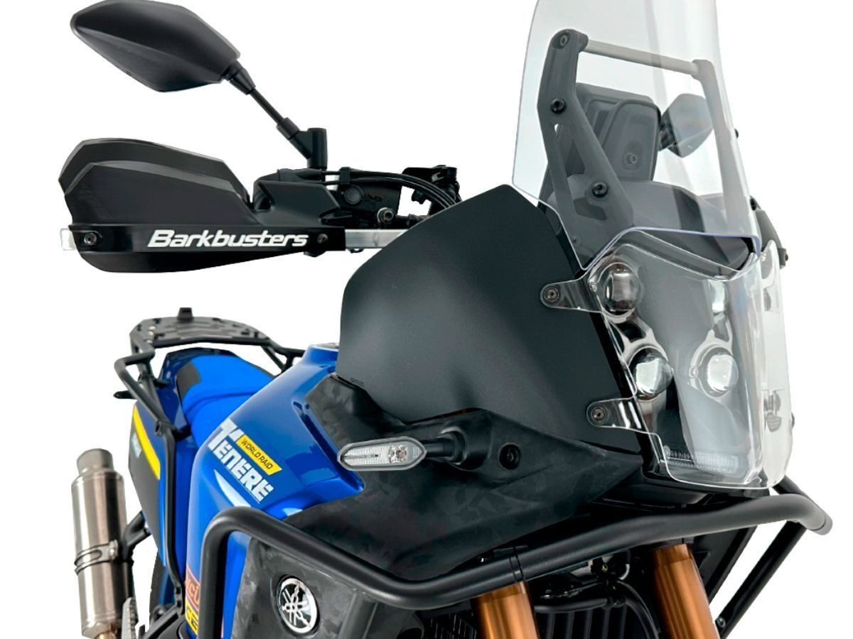 Déflecteur d'Air Noir Mat WRS pour Yamaha XTZ 700 Tenere (22-24) - YA033NO