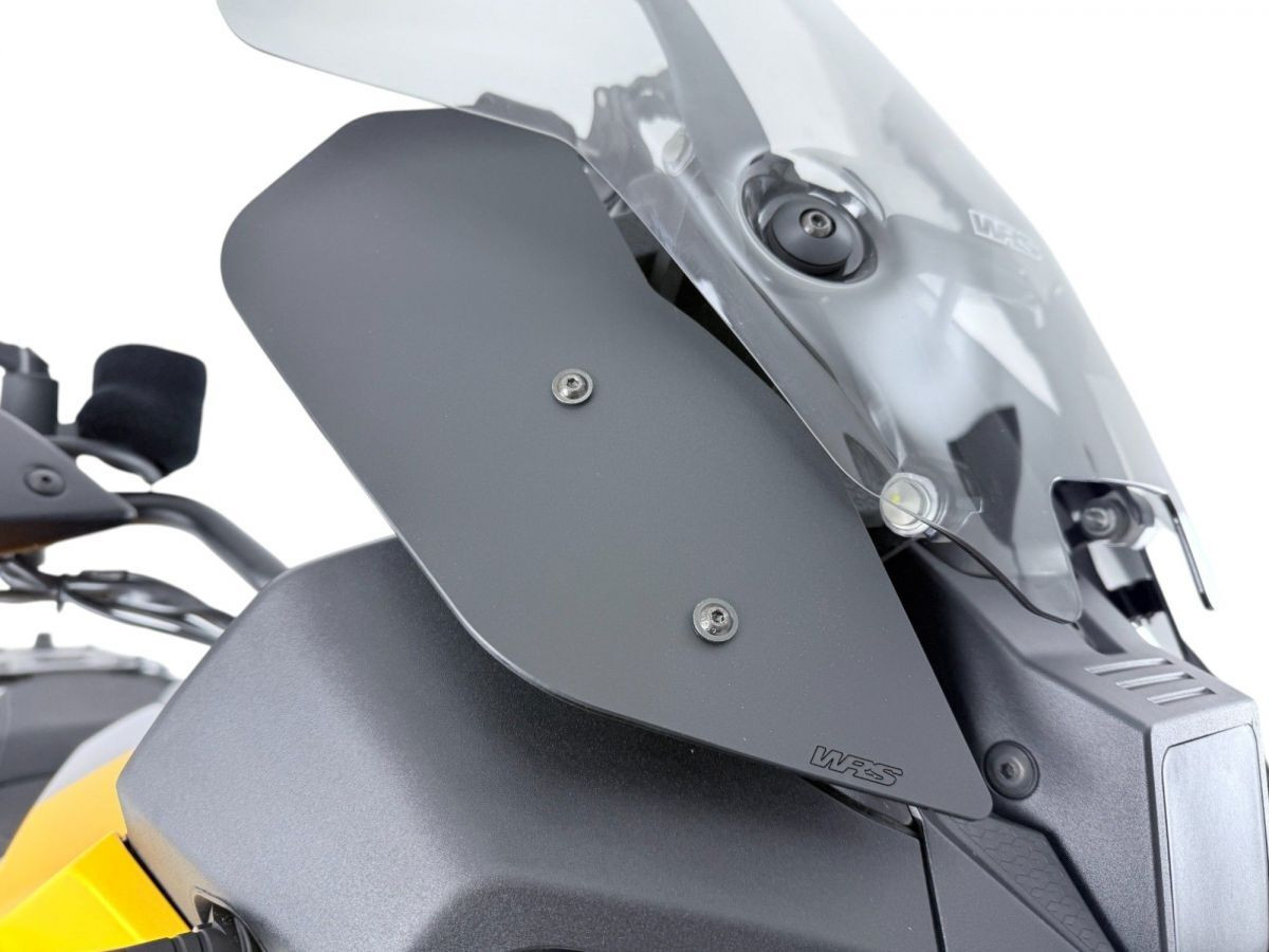 Déflecteurs Latéraux Moto Guzzi Noir Mat WRS pour Moto Guzzi Stelvio 1000 (2024) - MG009NO