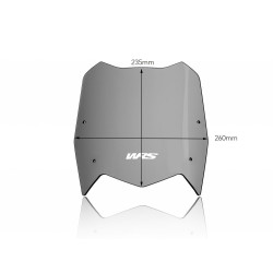 Pare-Brise Sport Fumé Foncé WRS pour Yamaha XTZ 700 Tenere (19-24) - YA017FS