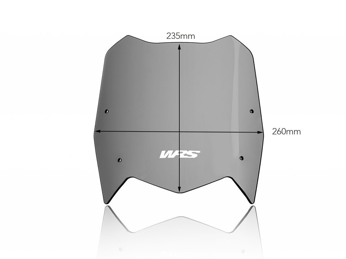 Pare-Brise Sport Fumé Foncé WRS pour Yamaha XTZ 700 Tenere (19-24) - YA017FS