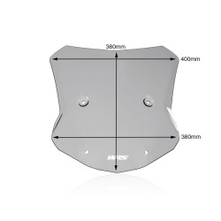 Pare-Brise Touring Fumé WRS pour BMW S 1000 XR (20-23) - BM064F