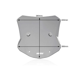 Pare-Brise Touring Fumé Foncé WRS pour BMW S 1000 XR (20-23) - BM064FS