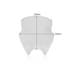 Pare-Brise Sport Claire WRS pour BMW R 1250 RS (19-24) - BM072T