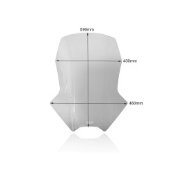 Pare-Brise Touring Fumé WRS pour Honda NSS 750 Forza (21-24) - HO045F