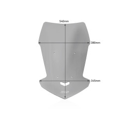 Pare-Brise Touring Fumé WRS pour Yamaha Tracer 7 (21-24) - YA027F
