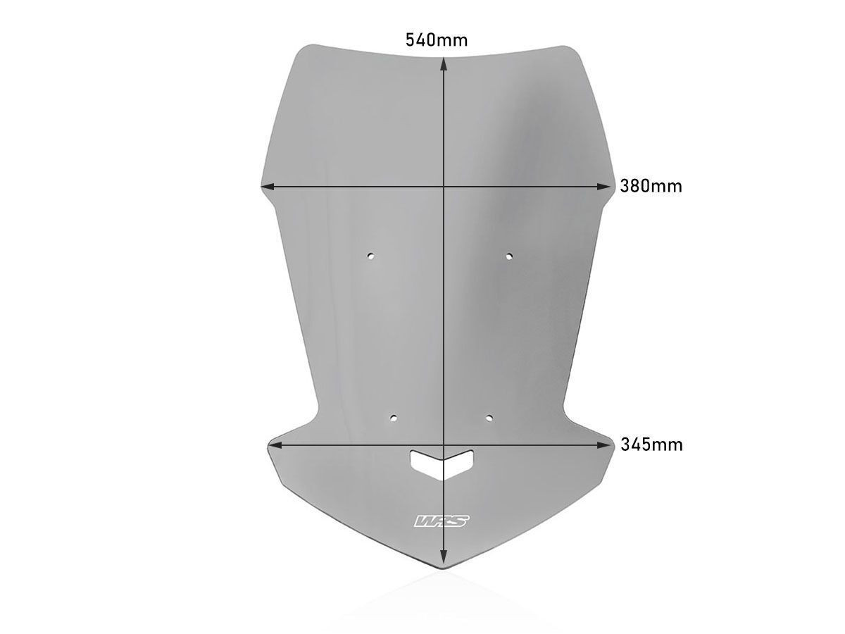 Pare-Brise Touring Fumé WRS pour Yamaha Tracer 7 (21-24) - YA027F