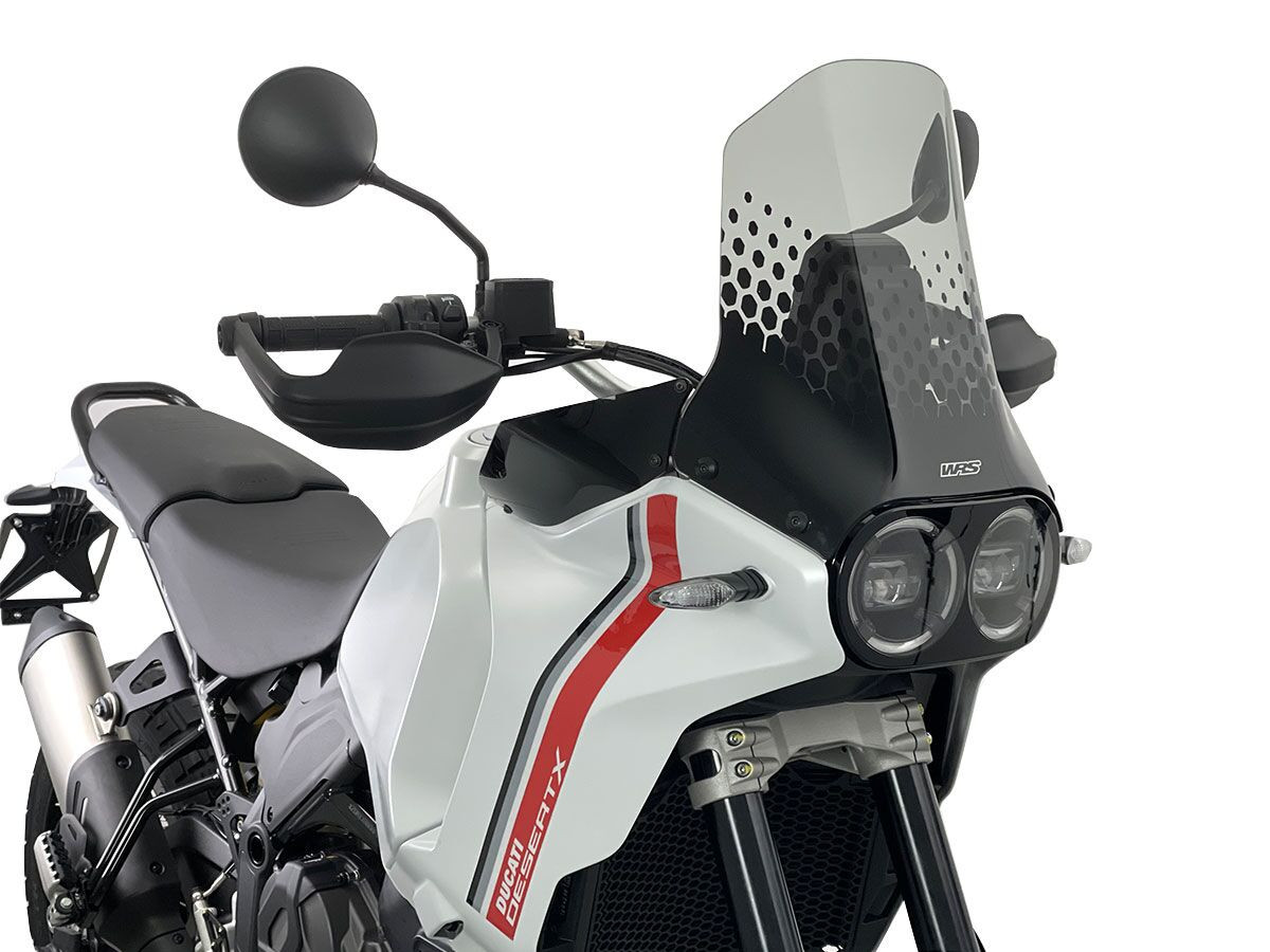 Pare-Brise Touring Fumé WRS pour Ducati Desert X 950 (22-24) - DU024F