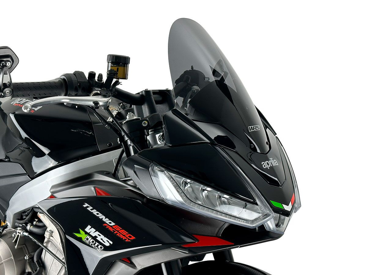 Pare-Brise Touring Fumé Foncé WRS pour Aprilia Tuono V4 1100 RR (21-24) - AP005FS