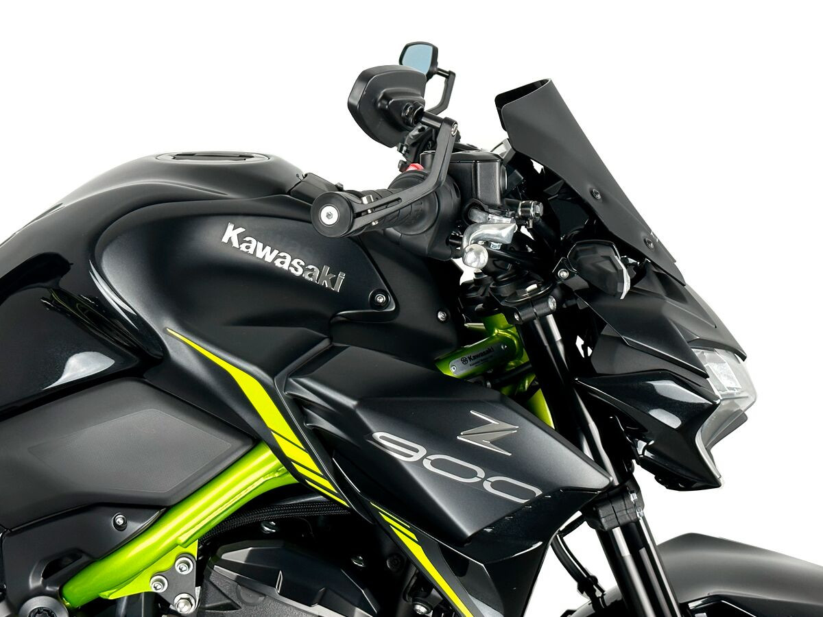 Pare-Brise Sport Noir Mat WRS pour Kawasaki Z 900 (20-24) - KA013NO