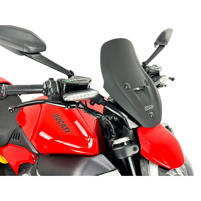 Pare-Brise Touring Noir Mat WRS pour Ducati Diavel V4 1200 (23-26) - DU029NO Pare-Brise Touring Noir Mat WRS pour Ducati Diavel V4 1200 (23-26) - DU029NO