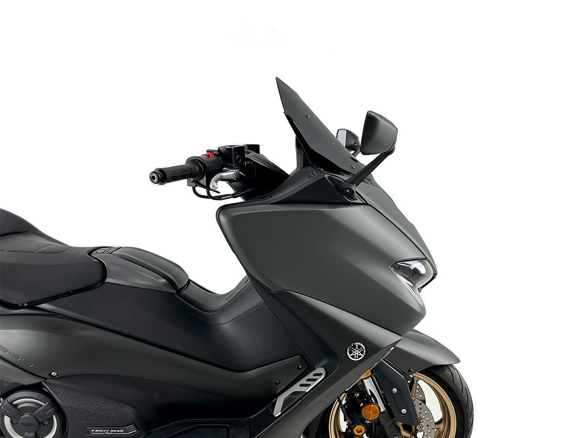 Pare-Brise Sport Noir Mat WRS pour Yamaha XP 560 T-MAX (20-21) - YA029NO