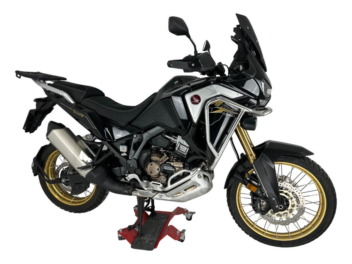 Pare-Brise Sport Noir Mat WRS pour Honda CRF 1100 L Africa Twin Adventure Sports (2024) - HO075NO