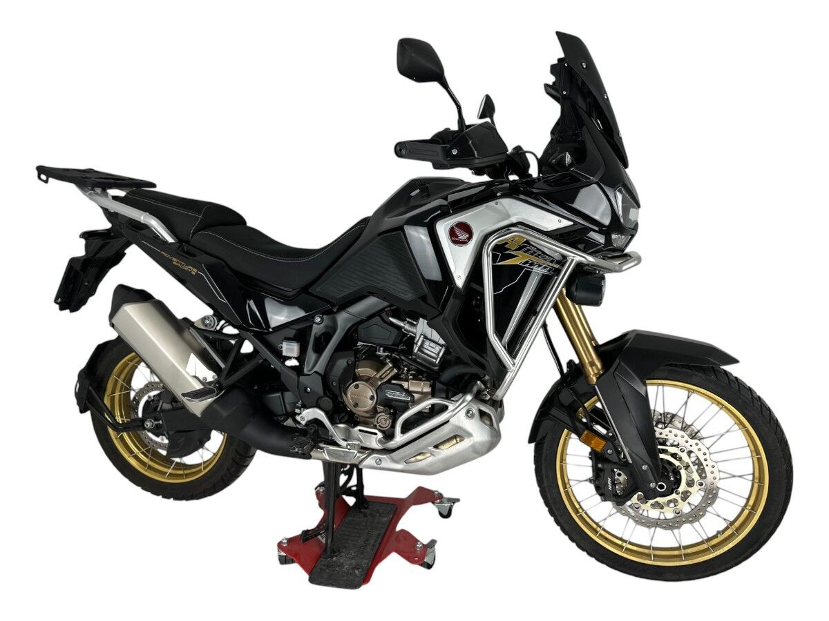 Pare-Brise Sport Noir Mat WRS pour Honda CRF 1100 L Africa Twin Adventure Sports (2024) - HO075NO