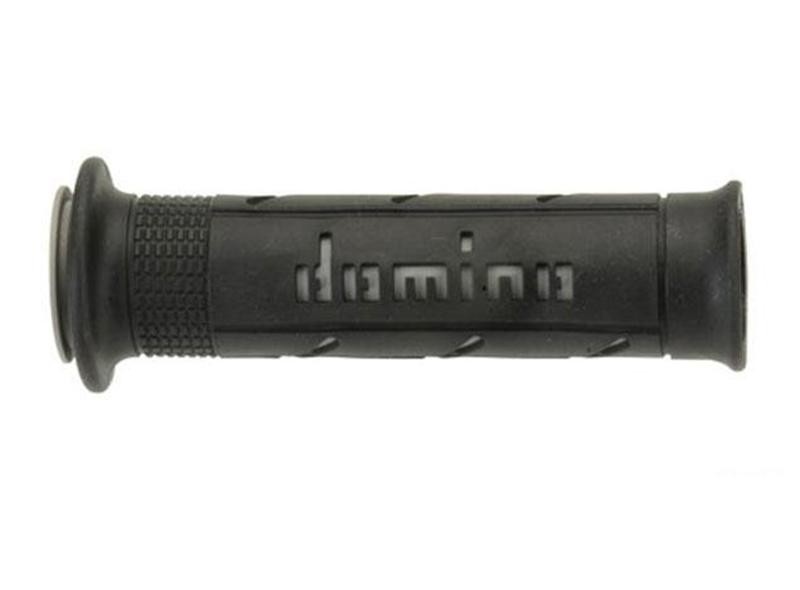 Poignée Moto Domino XM2 Super Soft Noir Gris