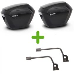 Pack Valises Latérales Shad + Support 3P pour Yamaha MT-07 (25-26)