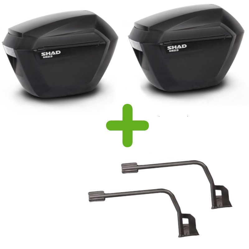 Pack Valises Latérales Shad + Support 3P pour Yamaha MT-07 (25-26) Pack Valises Latérales Shad + Support 3P pour Yamaha MT-07 (25-26)