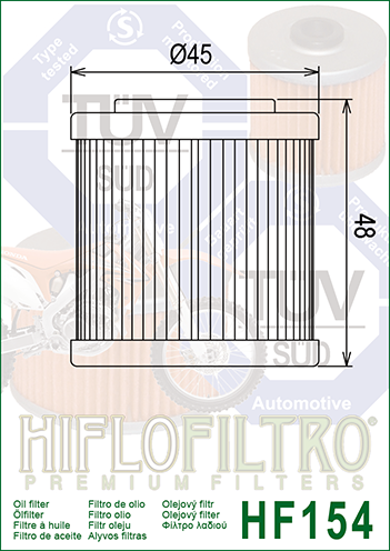 Filtre a Huile HF154