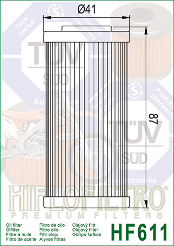 Filtre a Huile HF611