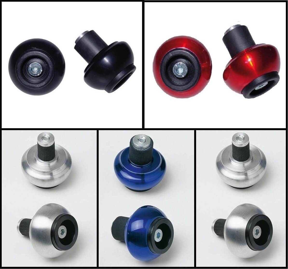 Embouts de Guidon Moto LSL Crash Ball Ø Int.14mm