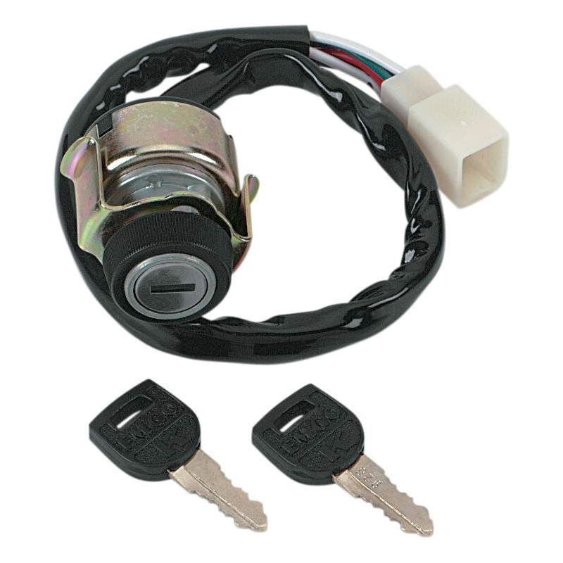 Contacteur à clés Emgo pour Kawasaki Z 750 (1980) - 40-80600 Contacteur à clés Emgo pour Kawasaki Z 750 (1980) - 40-80600