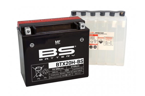 Batterie Moto BS BTX20H-BS Batterie Moto BS BTX20H-BS
