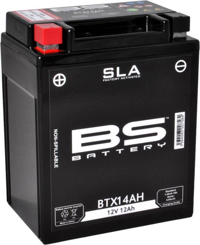 Batterie Moto BTX14AH BS SLA