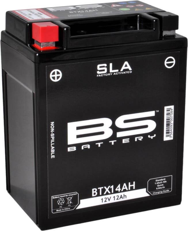 Batterie Moto BS BTX14AH SLA