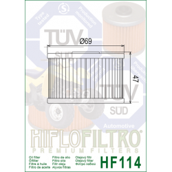 Filtre a Huile Quad Hiflofiltro HF114 pour Honda TRX 500 FA Fourtrax Rubicon (15-18)