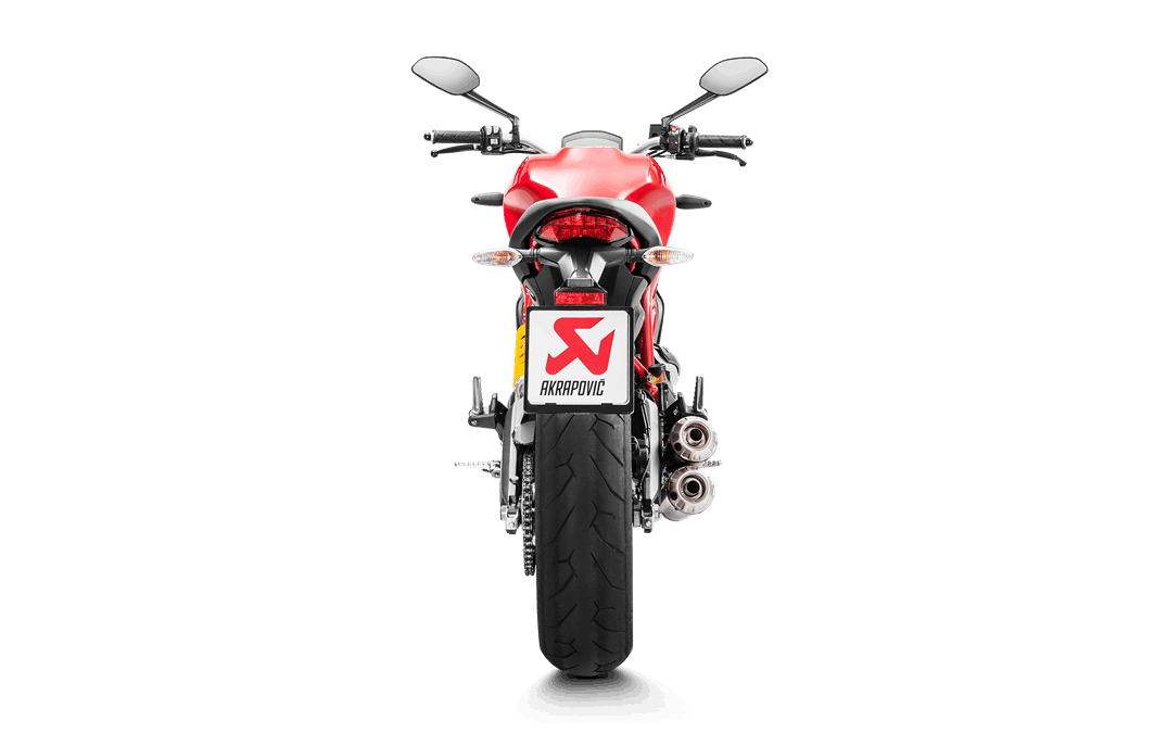Silencieux Titane Akrapovic pour Ducati Monster 797 (17-20) S-D8SO4-CUBTBL/1
