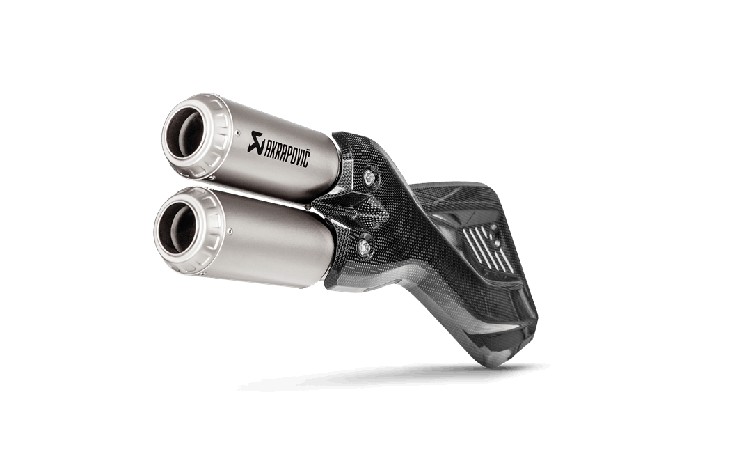 Silencieux Titane Akrapovic Homologué pour Multistrada 1200 Enduro (17-18) Multistrada 950 (17-20) S-D9SO10-HIFFT