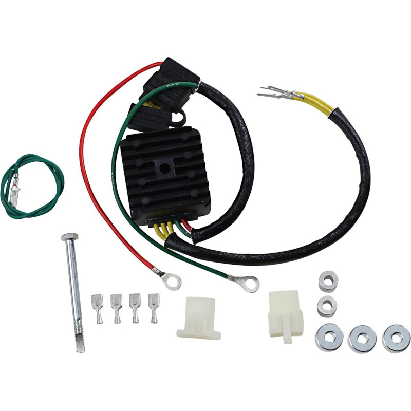 Régulateur / Redresseur Hot Shot Compatible Lithium-Ion RICK'S pour Honda CJ 360 T (76-77) - 14-164H Régulateur / Redresseur Hot Shot Compatible Lithium-Ion RICK'S pour Honda CJ 360 T (76-77) - 14-164H