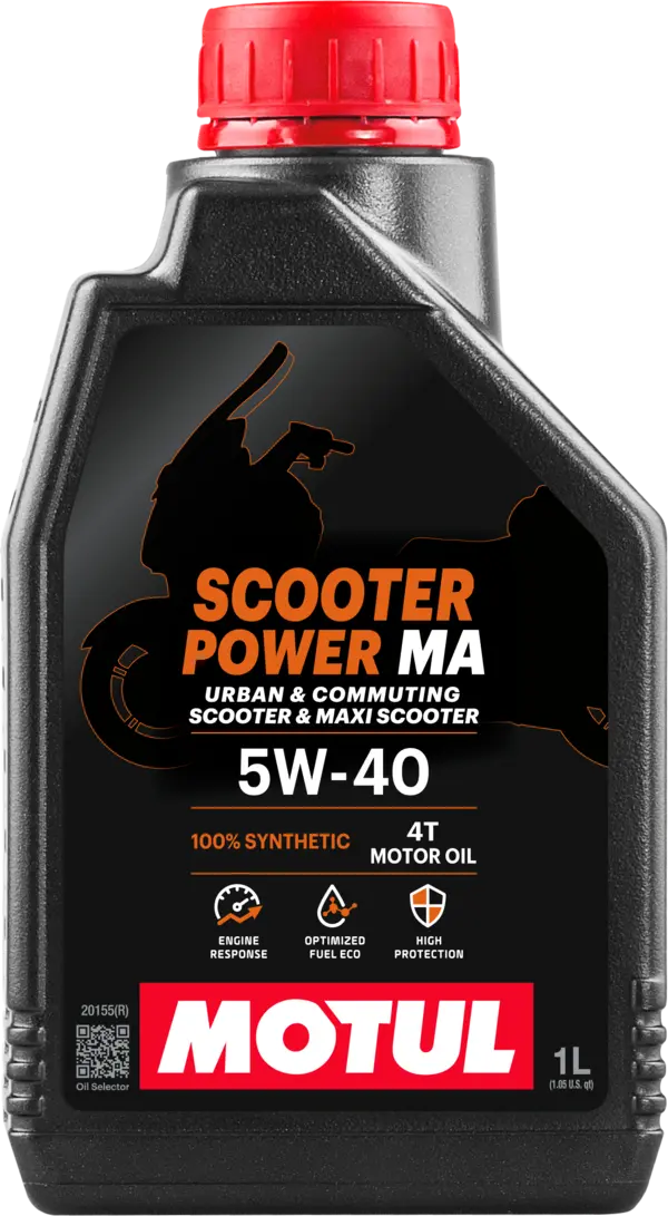 Huile Motul Scooter Power 4T 5W40 1 litre
