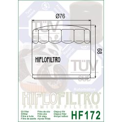 Filtre à Huile Chromé Hiflofiltro HF172C pour Harley Davidson XLH 1200 Sportster (80-84)