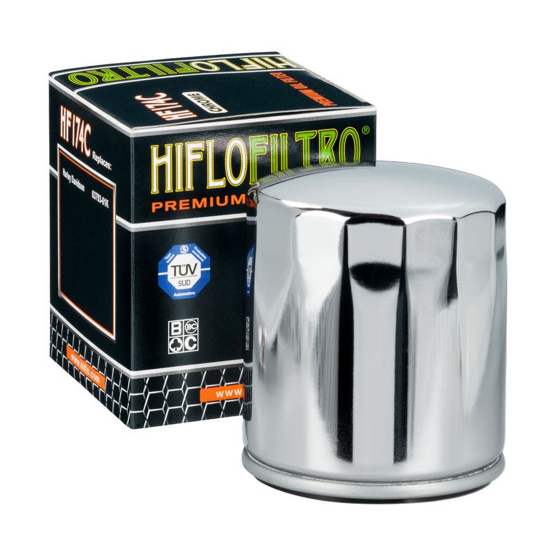 Filtre à Huile Chromé Hiflofiltro HF174C pour Harley Davidson VRSCF 1250 V-ROD Muscle (09-12) Filtre à Huile Chromé Hiflofiltro HF174C pour Harley Davidson VRSCF 1250 V-ROD Muscle (09-12)