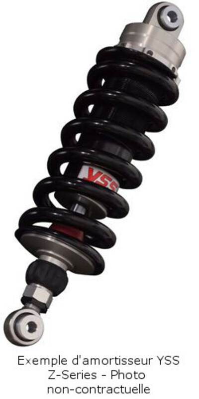 Amortisseur arrière Topline Z-Series YSS pour Yamaha FZS 600 Fazer (98-03) - MZ456-305TR-33-85