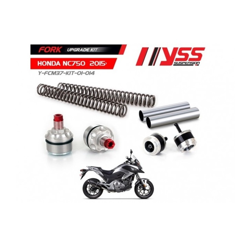 Kit de mise à niveau de fourche YSS pour Honda NC 750 X DCT (14-20) - Y-FCM37-KIT-01-014 Kit de mise à niveau de fourche YSS pour Honda NC 750 X DCT (14-20) - Y-FCM37-KIT-01-014