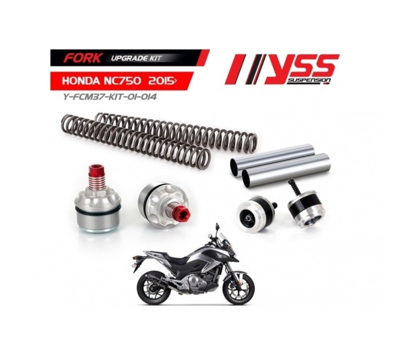 Kit de mise à niveau de fourche YSS pour Honda NC 750 X DCT (14-20) - Y-FCM37-KIT-01-014