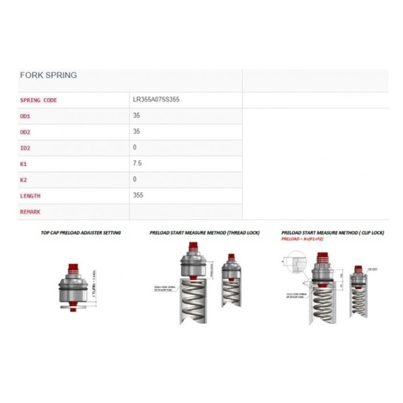 Kit de mise à niveau de fourche YSS pour Honda NC 750 X (14-17) - Y-FCM37-KIT-01-014 Kit de mise à niveau de fourche YSS pour Honda NC 750 X (14-17) - Y-FCM37-KIT-01-014